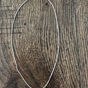 Italian Sterling Silver Snake Chain Necklace 16” | 925 Minimalist Chain